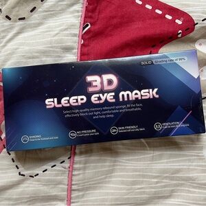 3D Sleep Eye Mask - Black